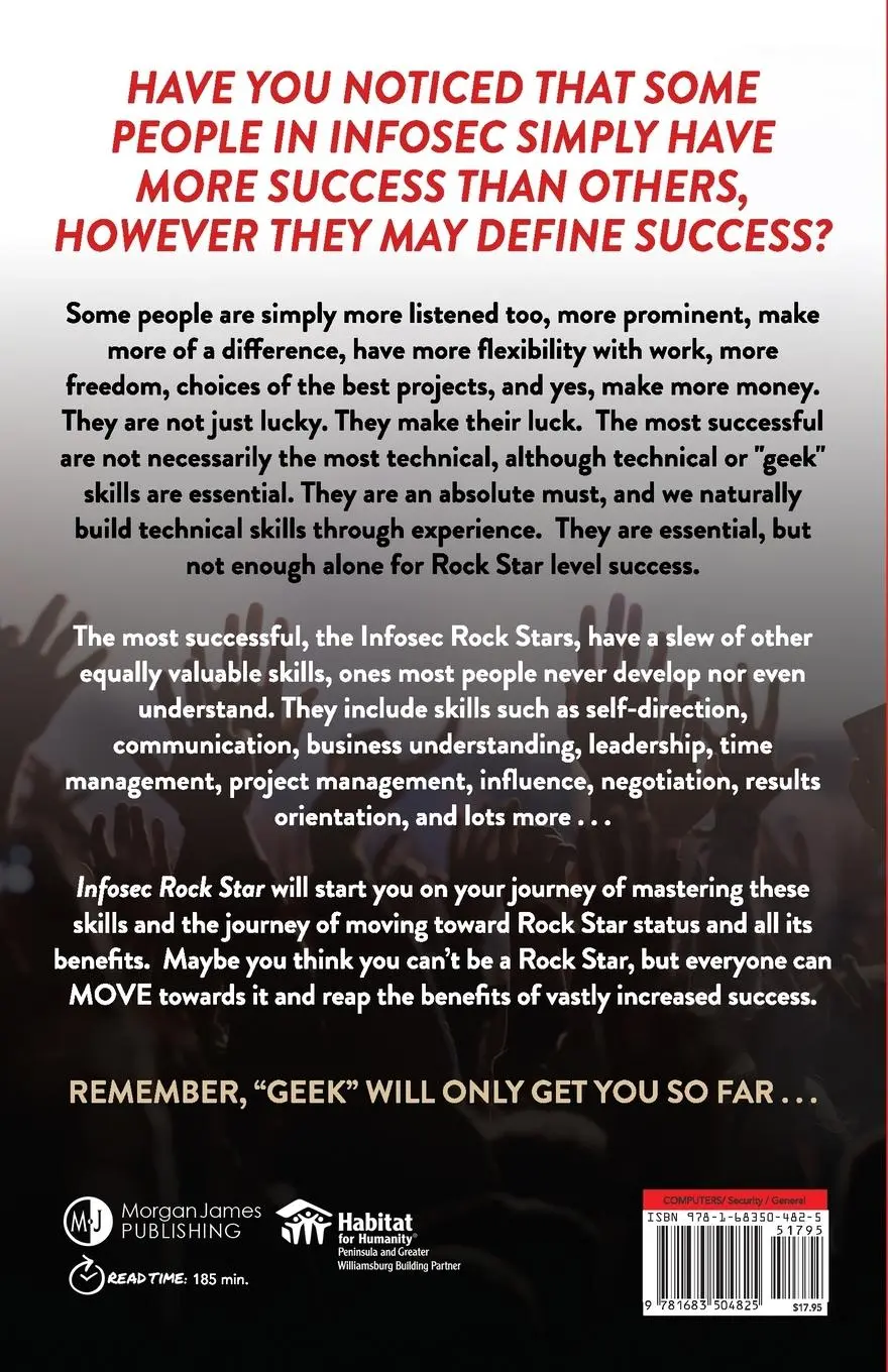 Rückseite: 9781683504825 | Infosec Rock Star | Ted Demopoulos | Taschenbuch | Paperback | 2018