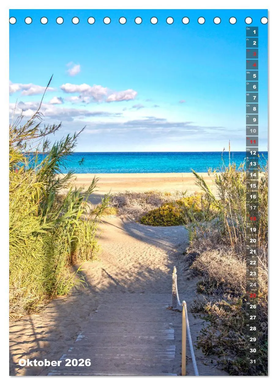Bild: 9783516394825 | FUERTEVENTURA Südsee-Flair (Tischkalender 2026 DIN A5 hoch),...
