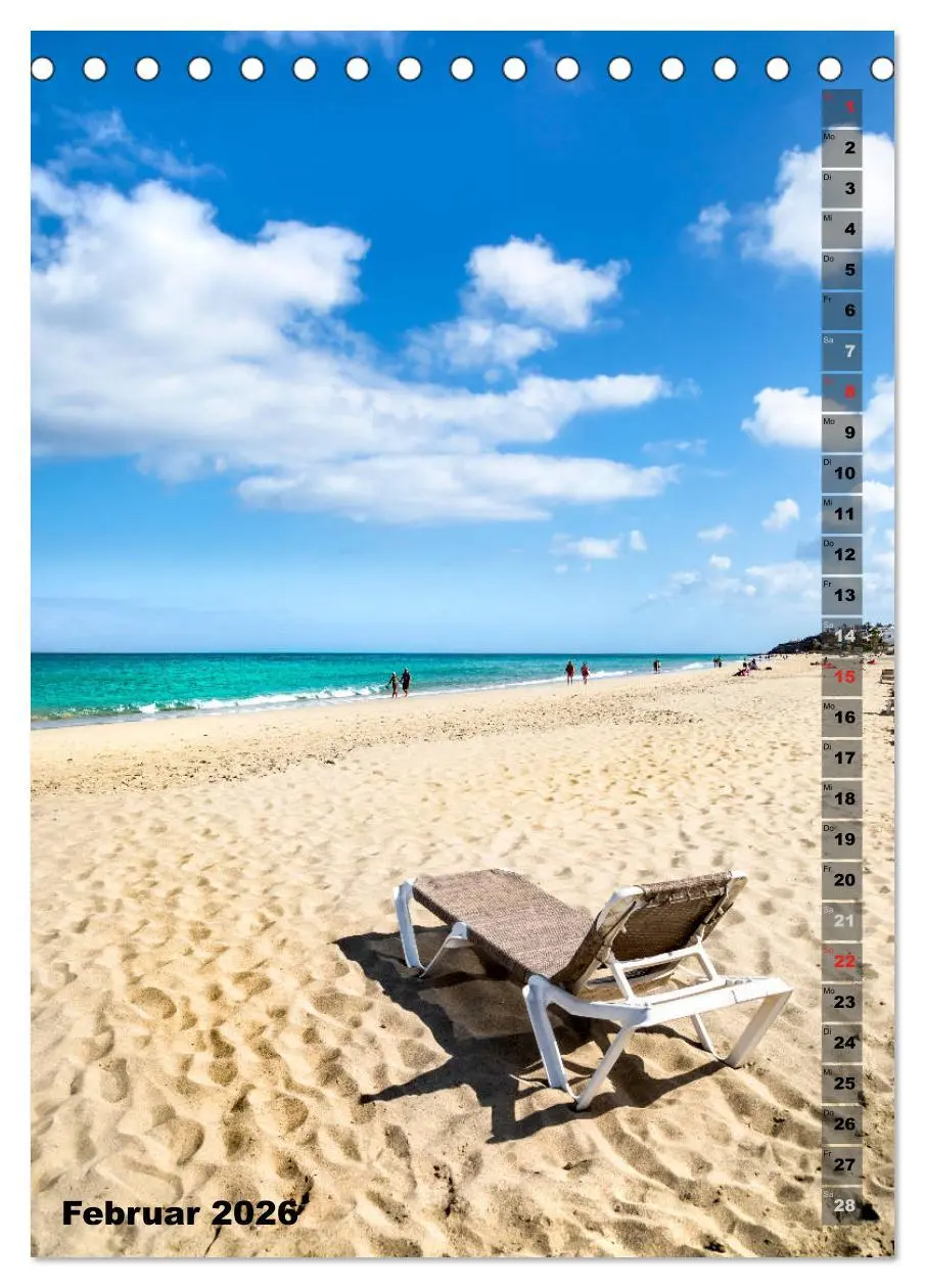 Bild: 9783516394825 | FUERTEVENTURA Südsee-Flair (Tischkalender 2026 DIN A5 hoch),...