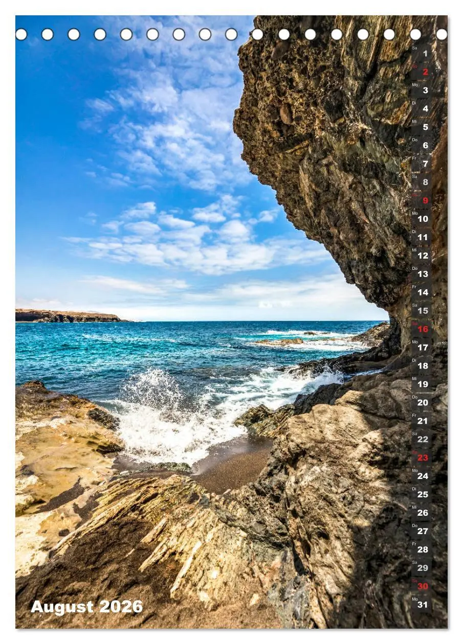 Bild: 9783516394825 | FUERTEVENTURA Südsee-Flair (Tischkalender 2026 DIN A5 hoch),...