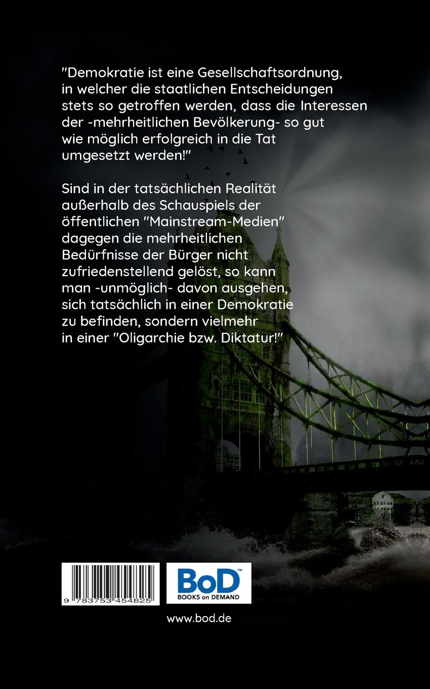 Rückseite: 9783753454825 | Demokratie? | Dennis Hans Ladener | Taschenbuch | Paperback | 120 S.