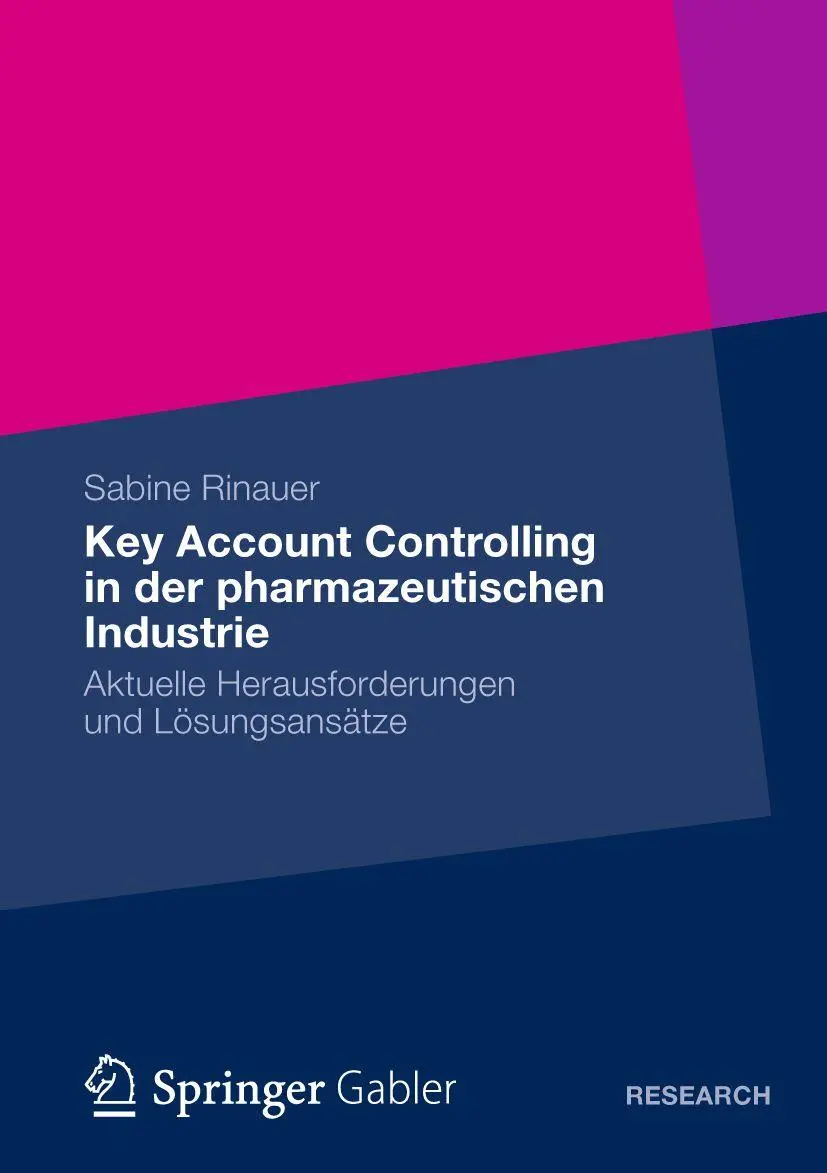 Cover: 9783834944825 | Key Account Controlling in der pharmazeutischen Industrie | Rinauer