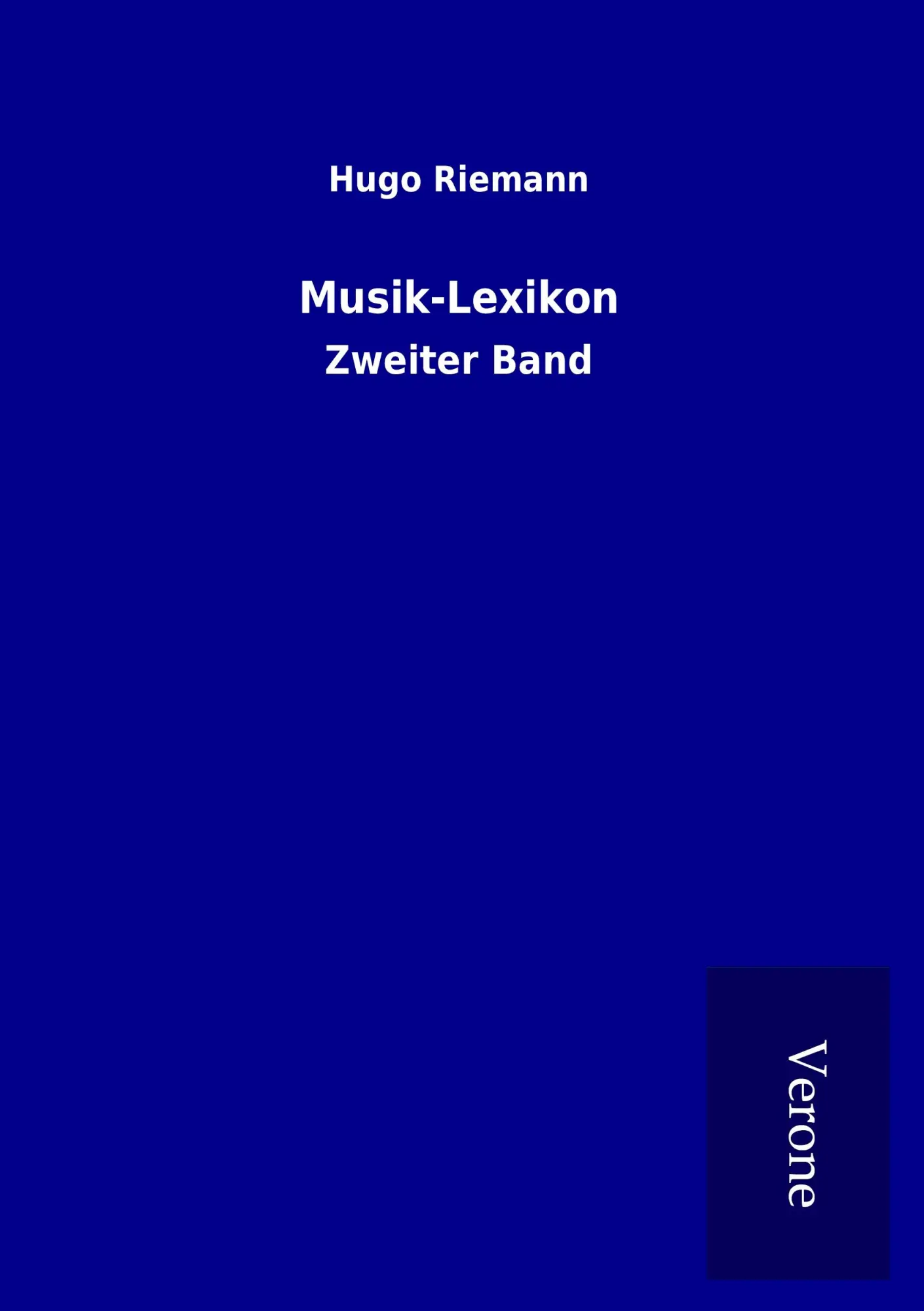 Cover: 9789925044825 | Musik-Lexikon | Zweiter Band | Hugo Riemann | Taschenbuch | 704 S.