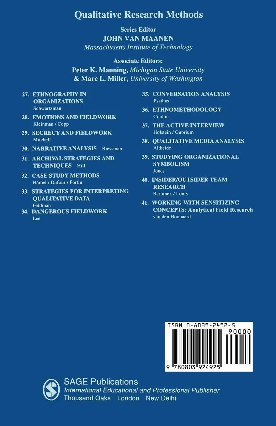 Rückseite: 9780803924925 | Speaking of Ethnography | Michael Agar | Taschenbuch | Englisch | 1985