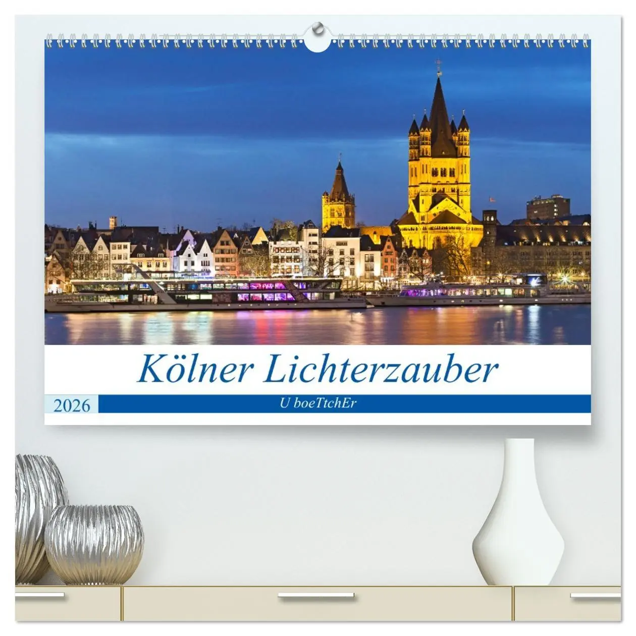 Cover: 9783457674925 | KÖLNER LICHTERZAUBER (hochwertiger Premium Wandkalender 2026 DIN A2...