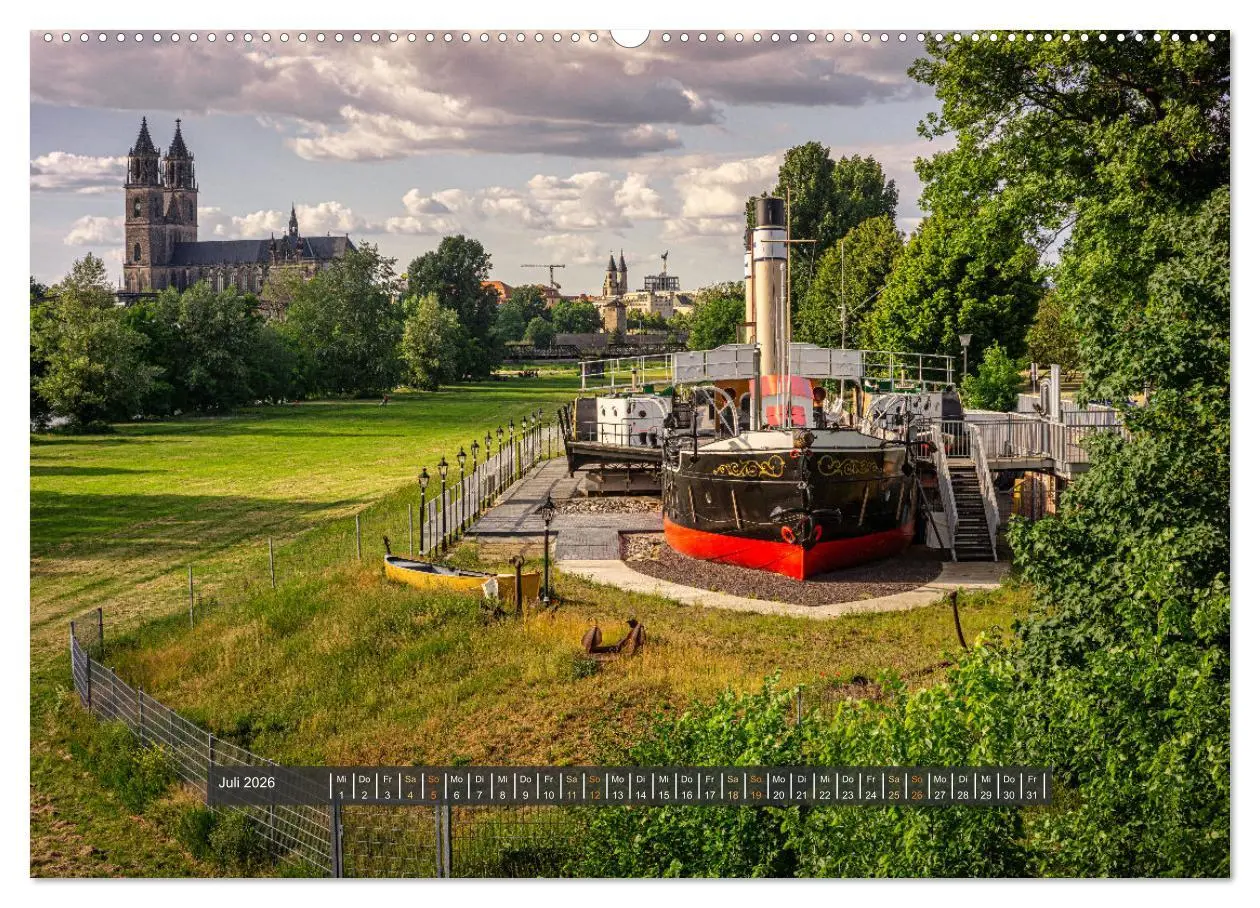 Bild: 9783457744925 | Magdeburg entdecken (Wandkalender 2026 DIN A2 quer), CALVENDO...
