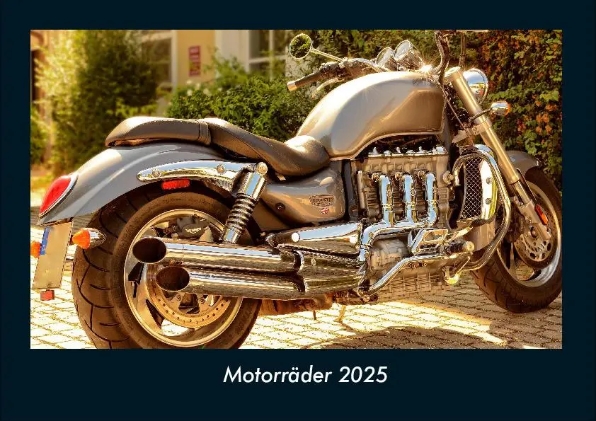 Cover: 9783755974925 | Motorräder 2025 Fotokalender DIN A4 | Tobias Becker | Kalender | 2025