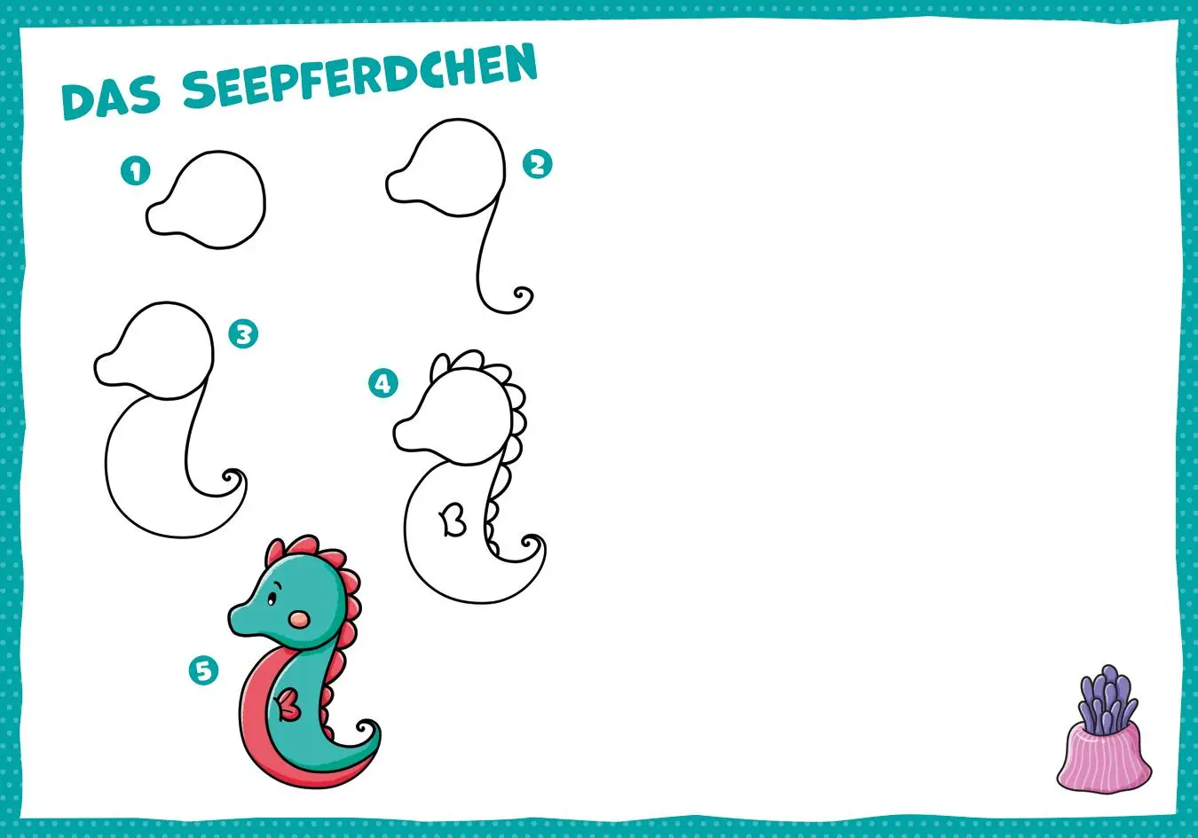 Bild: 9783788644925 | Zeichnen für Kindergartenkinder. Schritt für Schritt. Tiere | Buch