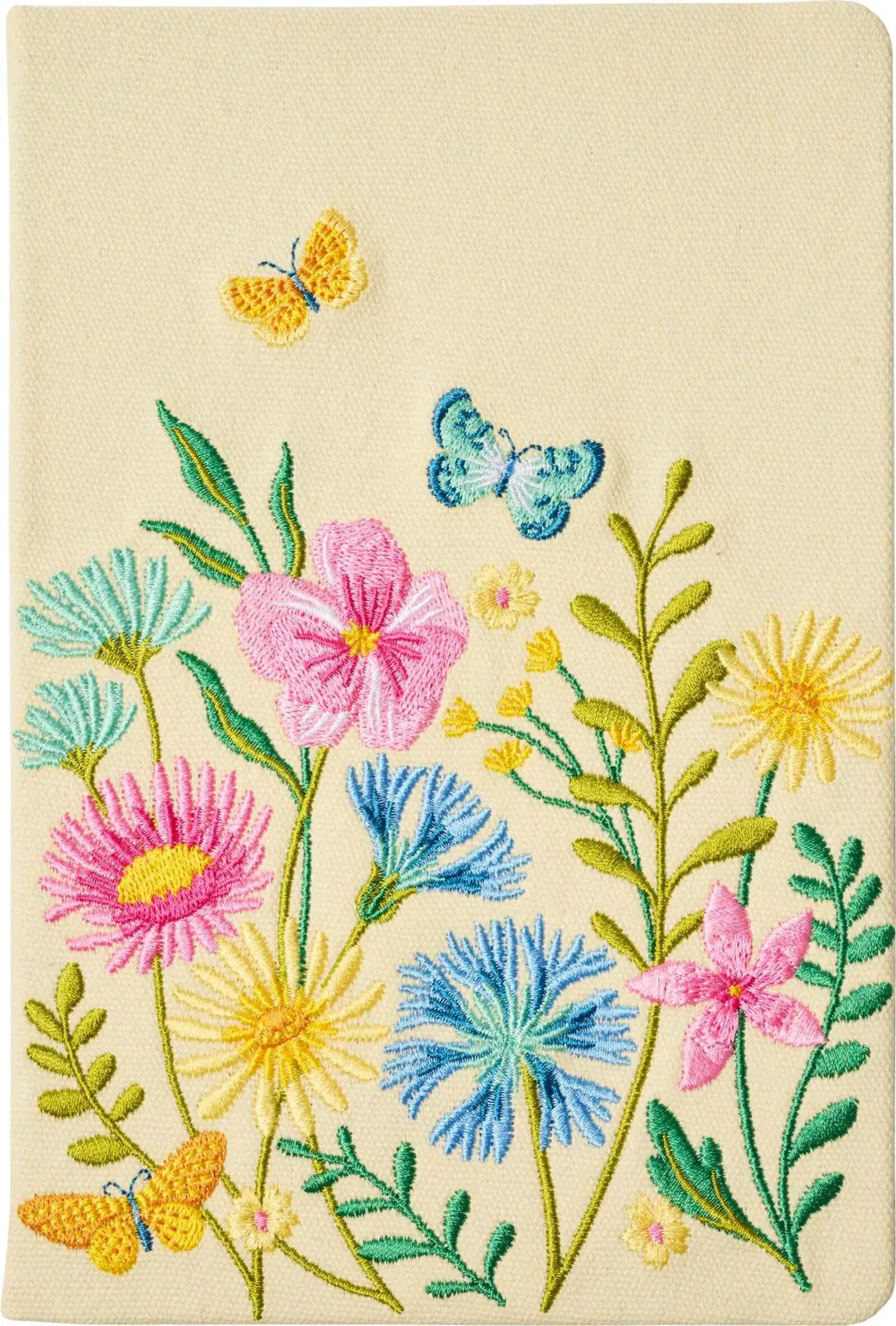 Cover: 4036442015025 | Blütenträume Notizbuch bestickt, A5 - 240 Seiten, beige | Groh Verlag