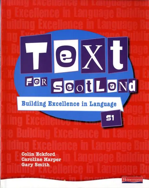 Cover: 9780435225025 | Text for Scotland: Building Excellence in Language Book 1 | Buch