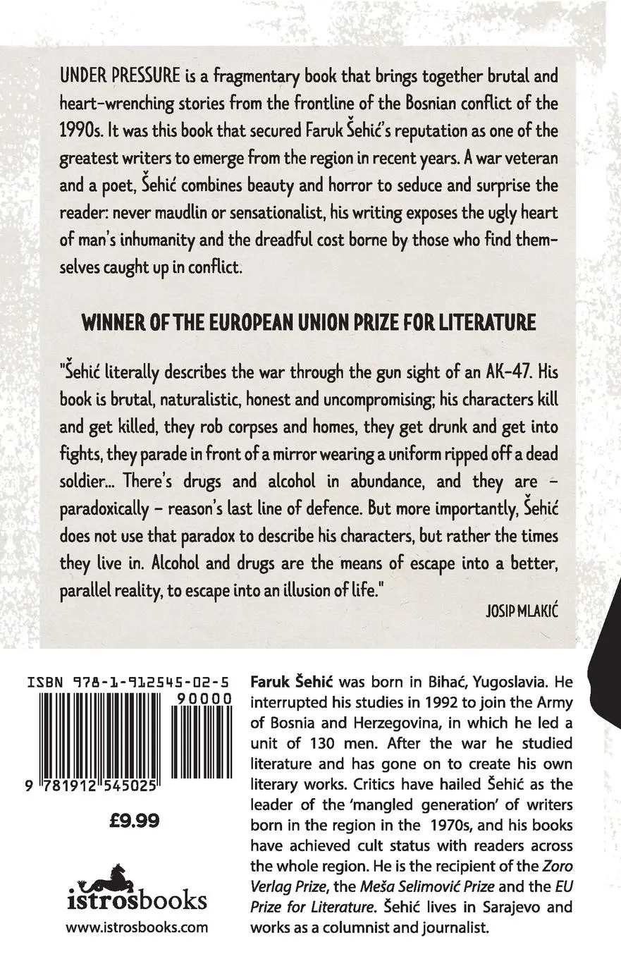 Rückseite: 9781912545025 | Under Pressure | Faruk Sehic | Taschenbuch | Kartoniert / Broschiert