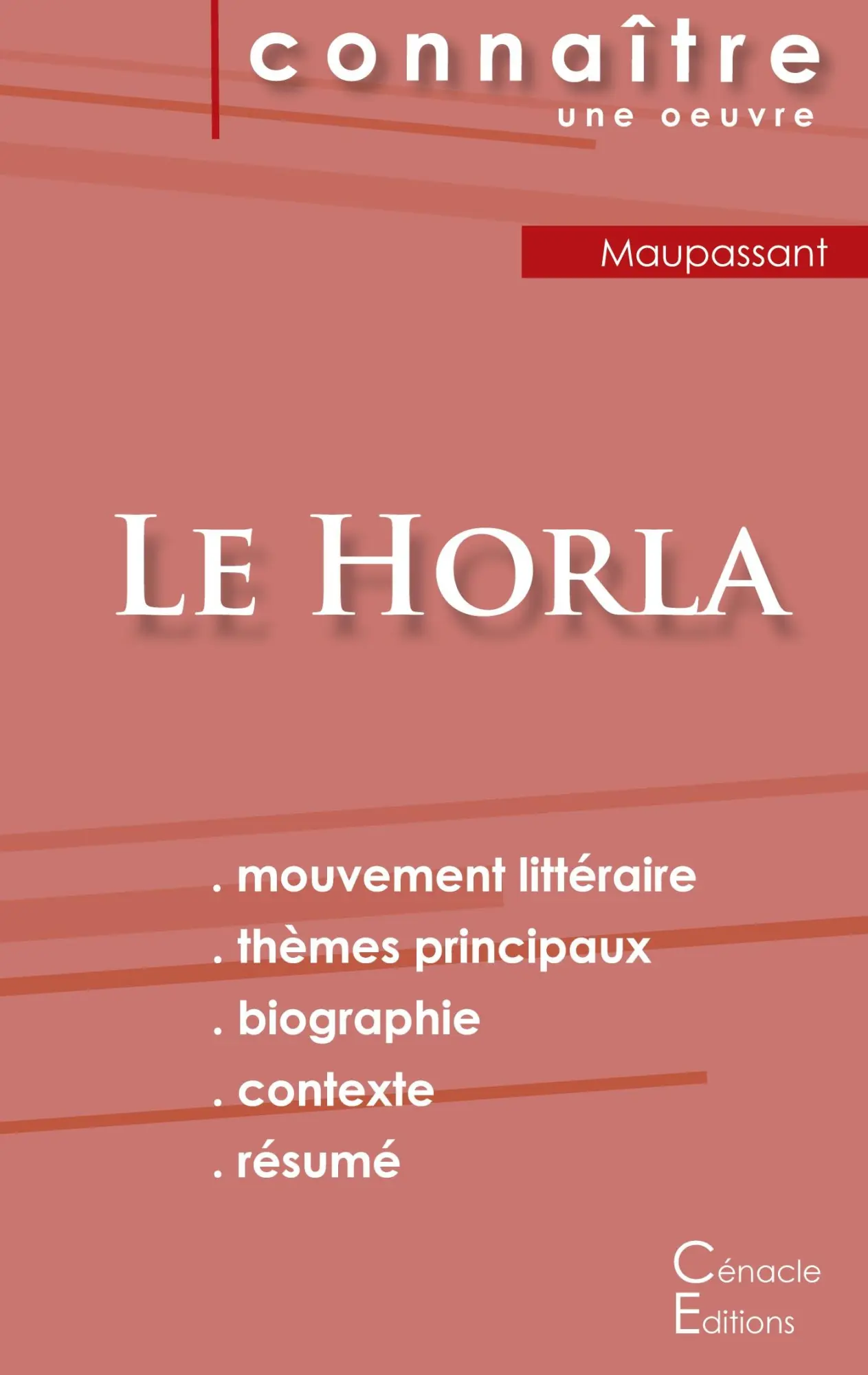 Cover: 9782367885025 | Fiche de lecture Le Horla de Maupassant (analyse littéraire de...