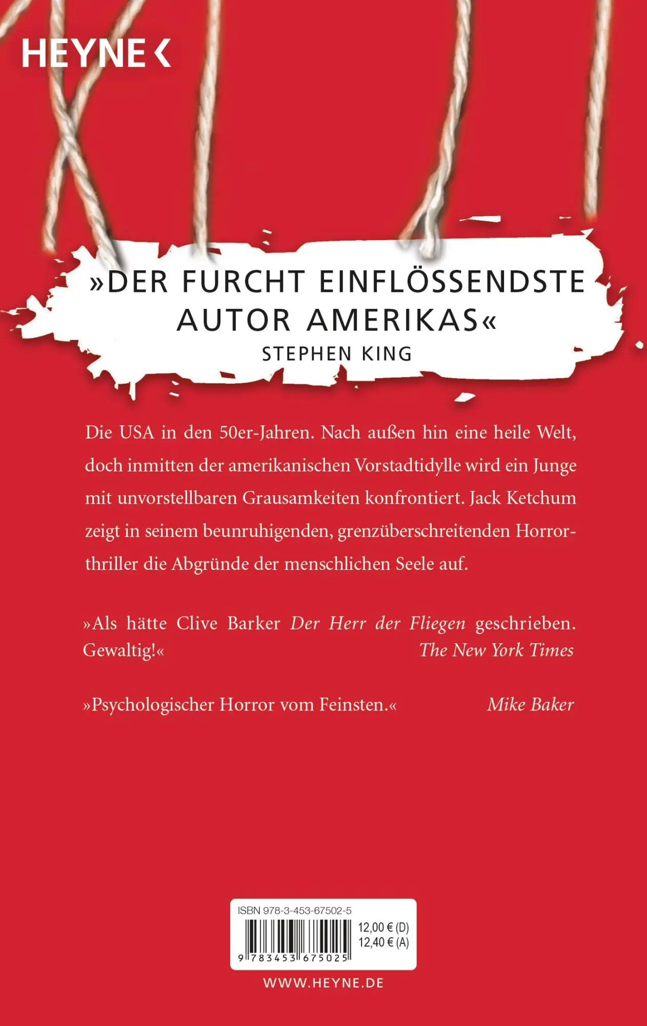 Bild: 9783453675025 | EVIL | Jack Ketchum | Taschenbuch | 336 S. | Deutsch | 2005 | Heyne