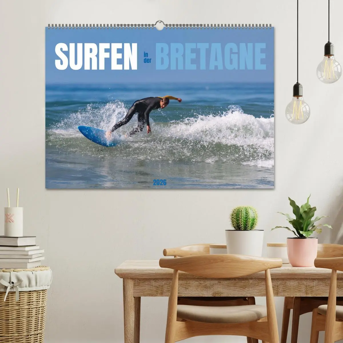Bild: 9783457565025 | Surfen in der Bretagne (Wandkalender 2026 DIN A2 quer), CALVENDO...