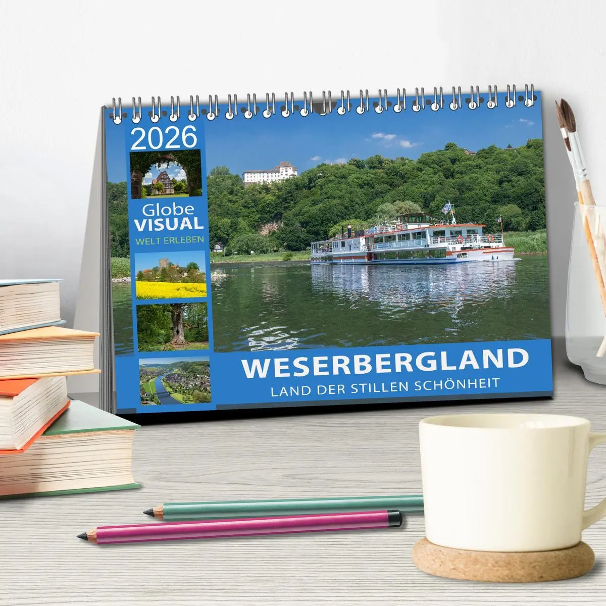 Bild: 9783457635025 | WESERBERGLAND - Land der stillen Schönheit (Tischkalender 2026 DIN...