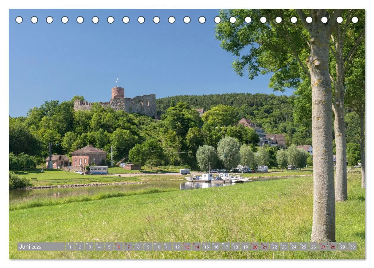 Bild: 9783457635025 | WESERBERGLAND - Land der stillen Schönheit (Tischkalender 2026 DIN...