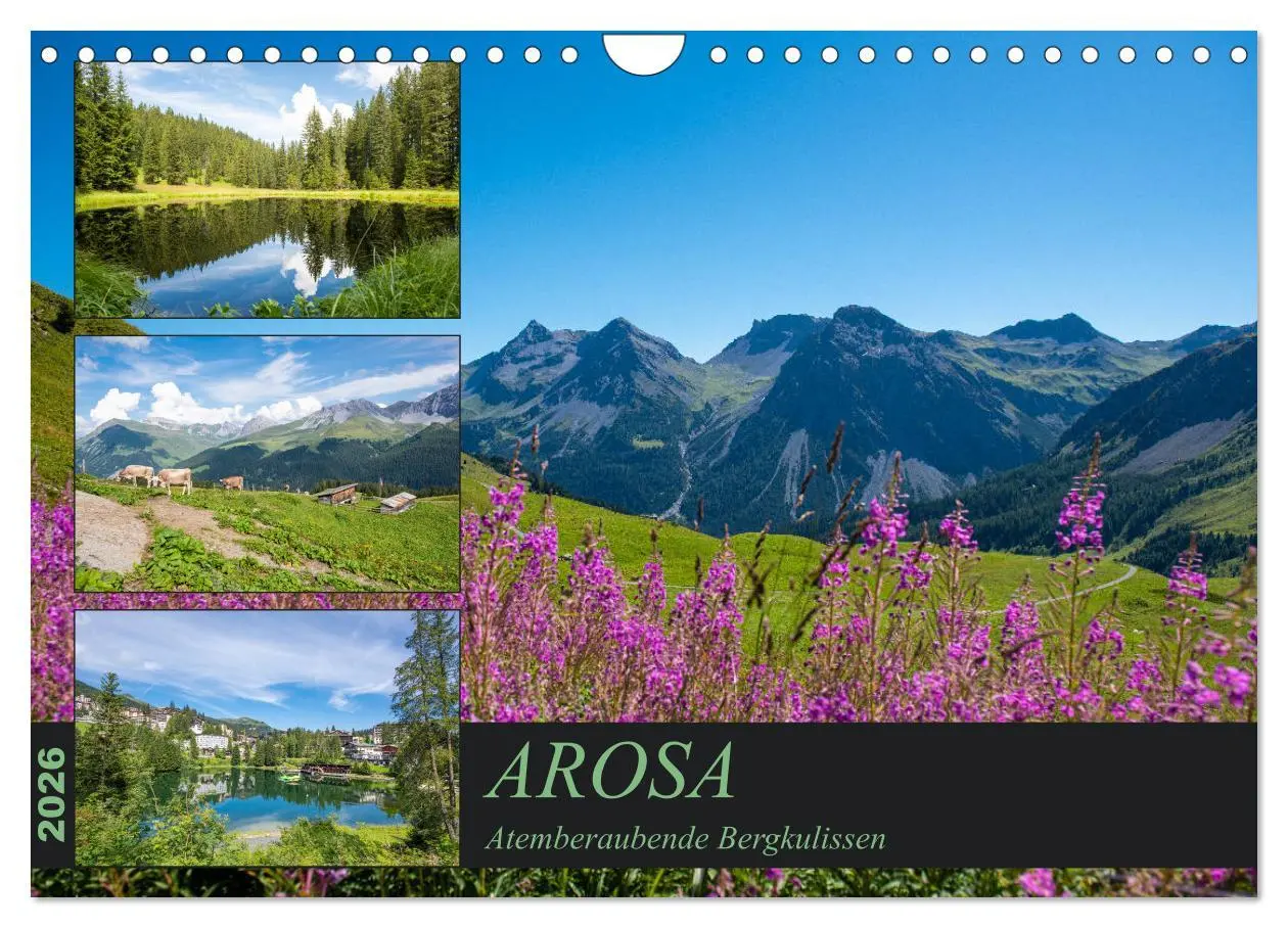Cover: 9783457705025 | Arosa - Atemberaubende Bergkulissen (Wandkalender 2026 DIN A4...