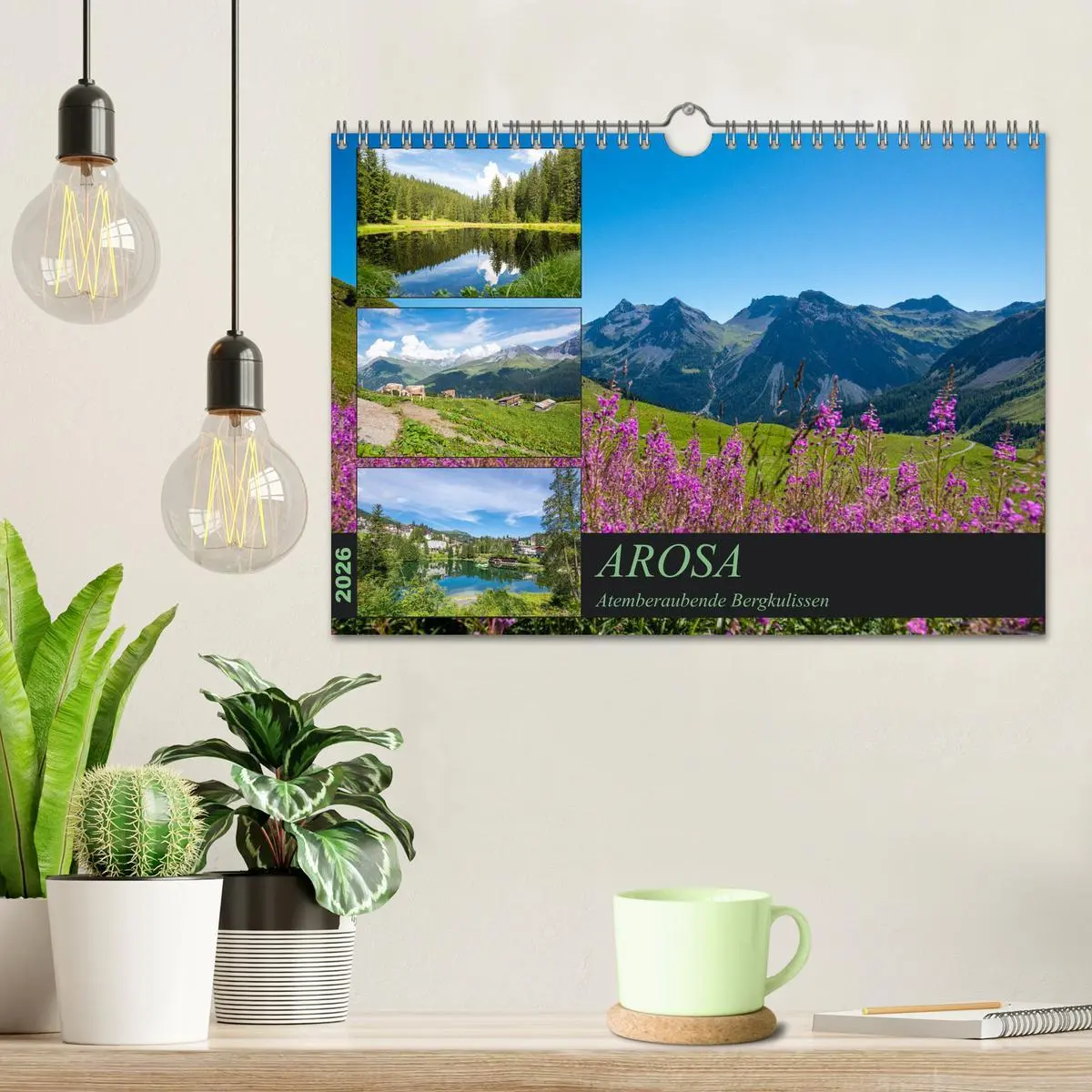 Bild: 9783457705025 | Arosa - Atemberaubende Bergkulissen (Wandkalender 2026 DIN A4...