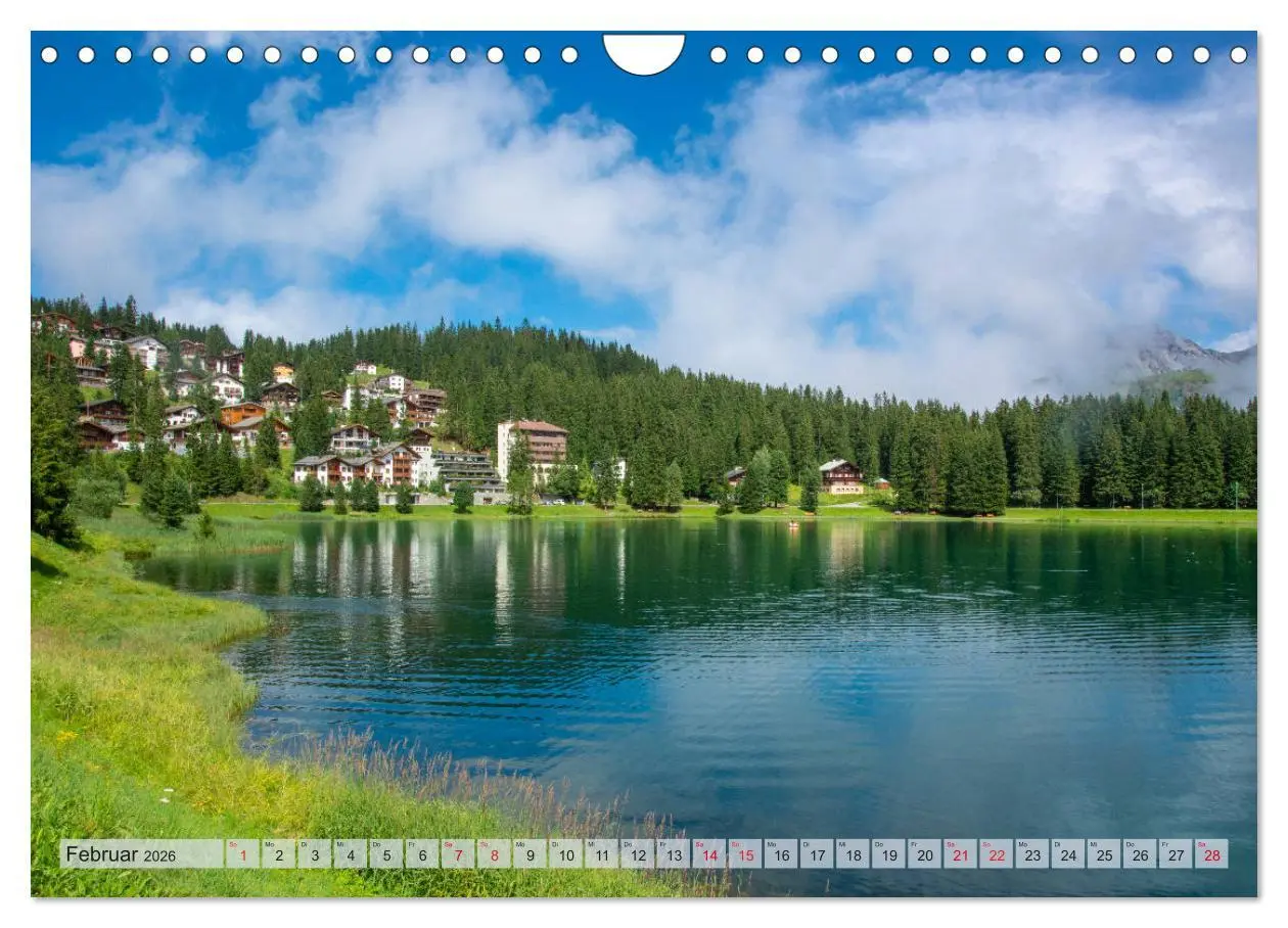 Bild: 9783457705025 | Arosa - Atemberaubende Bergkulissen (Wandkalender 2026 DIN A4...