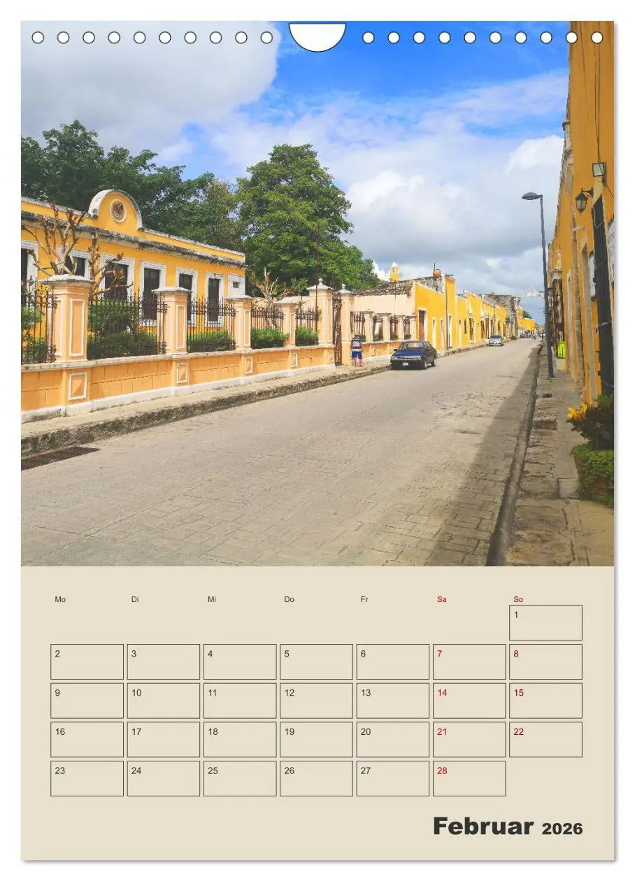 Bild: 9783516345025 | Mexiko Yucatán Terminplaner (Wandkalender 2026 DIN A4 hoch),...