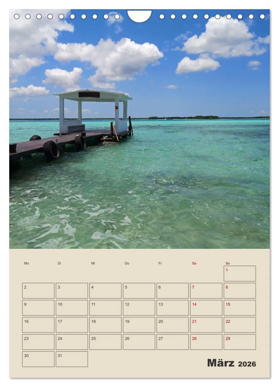 Bild: 9783516345025 | Mexiko Yucatán Terminplaner (Wandkalender 2026 DIN A4 hoch),...