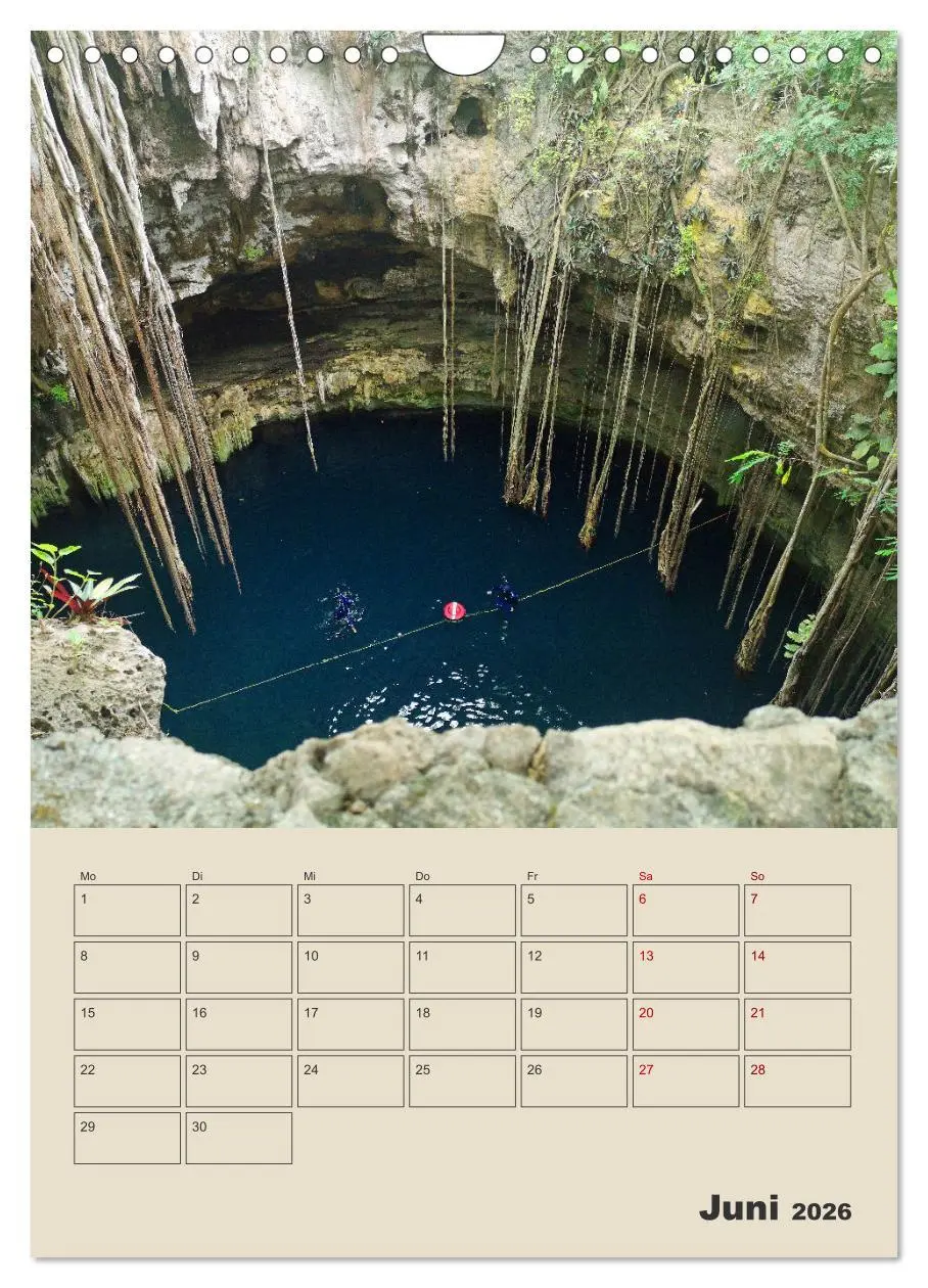 Bild: 9783516345025 | Mexiko Yucatán Terminplaner (Wandkalender 2026 DIN A4 hoch),...