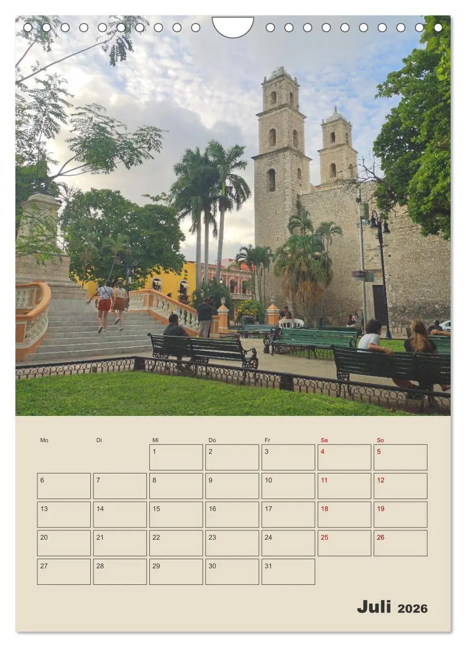 Bild: 9783516345025 | Mexiko Yucatán Terminplaner (Wandkalender 2026 DIN A4 hoch),...