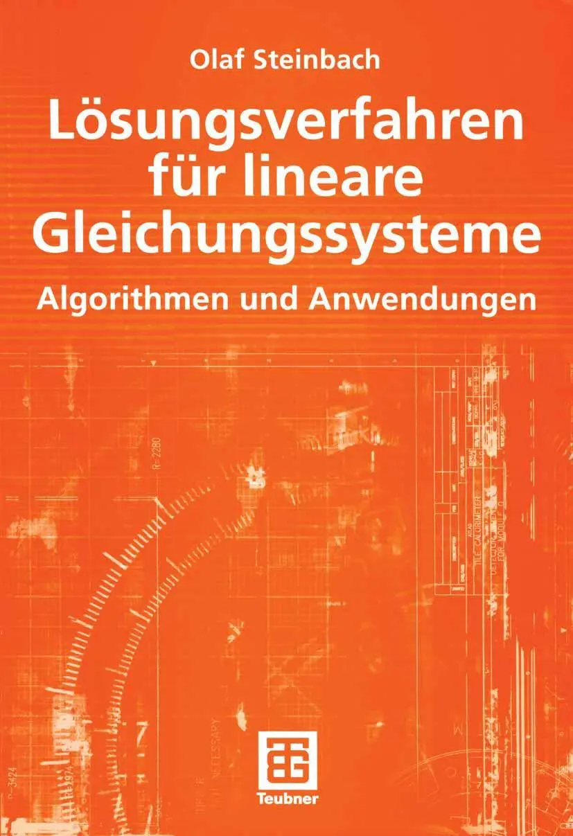 Cover: 9783519005025 | Lösungsverfahren für lineare Gleichungssysteme | Olaf Steinbach | Buch