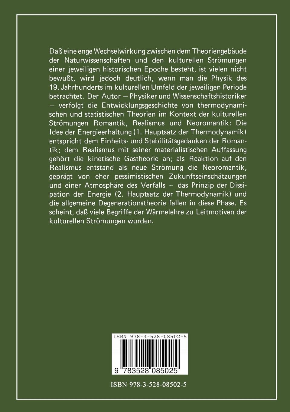 Rückseite: 9783528085025 | Die Temperatur der Geschichte | Stephen G. Brush | Taschenbuch | xi