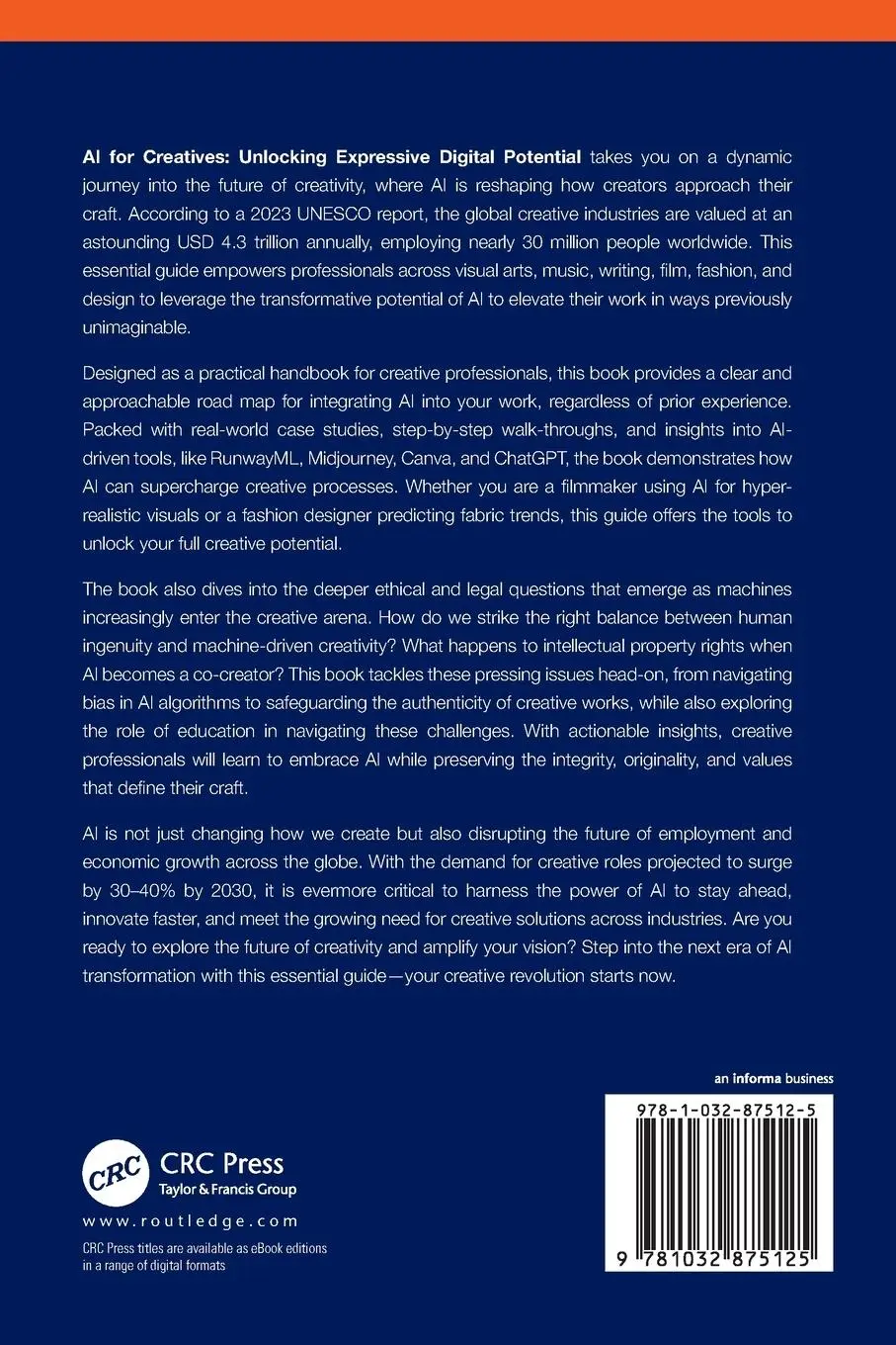 Rückseite: 9781032875125 | AI for Creatives | Unlocking Expressive Digital Potential | Buch