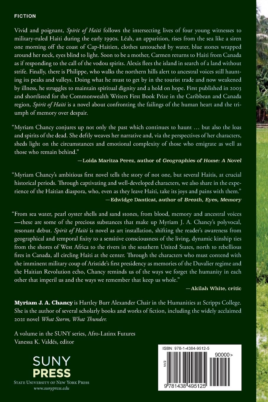 Rückseite: 9781438495125 | Spirit of Haiti | Myriam J. A. Chancy | Taschenbuch | Englisch | 2023