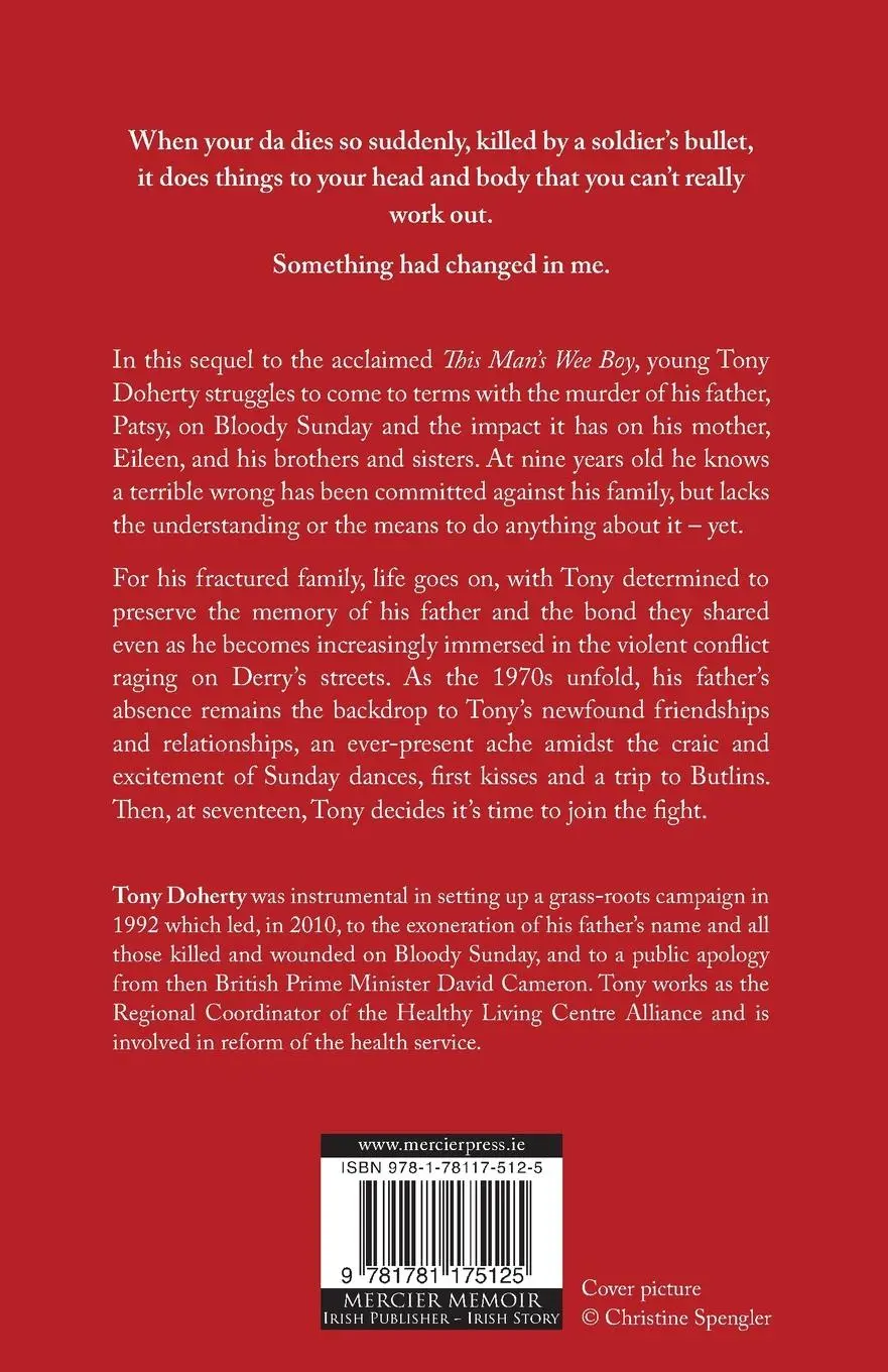 Rückseite: 9781781175125 | The Dead Beside Us | A Memoir of Growing up in Derry | Tony Doherty