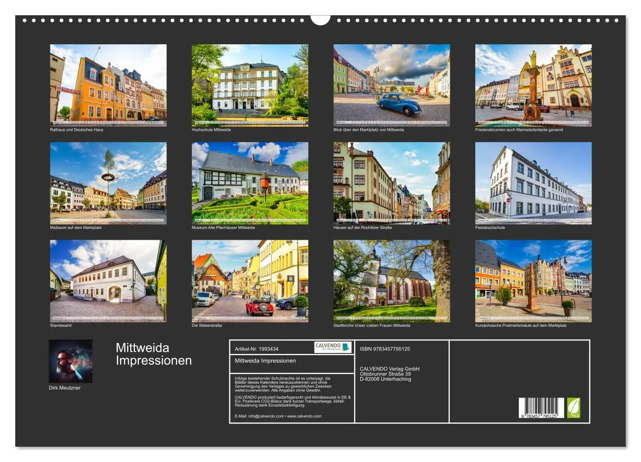 Bild: 9783457795125 | Mittweida Impressionen (Wandkalender 2026 DIN A2 quer), CALVENDO...