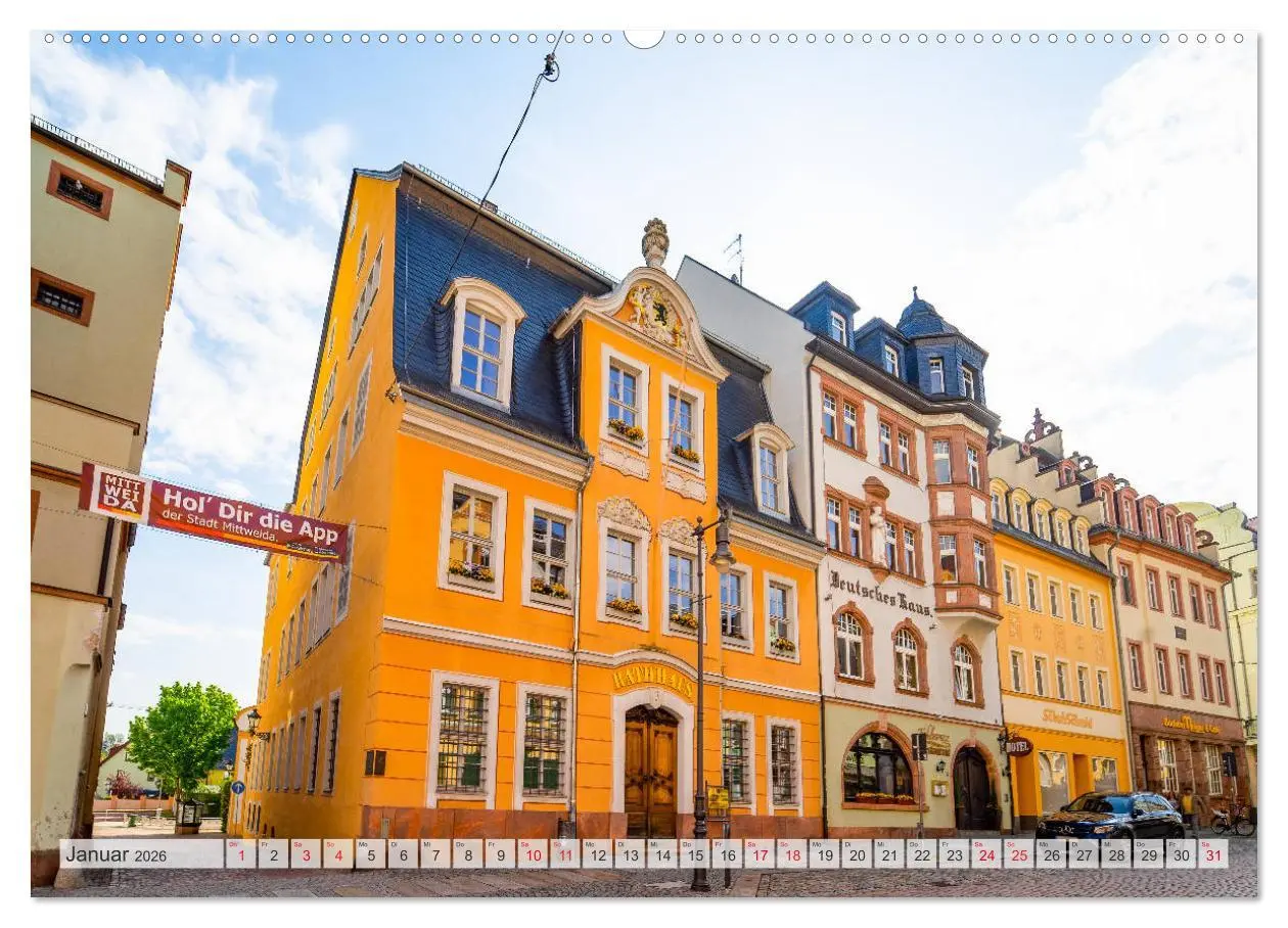 Bild: 9783457795125 | Mittweida Impressionen (Wandkalender 2026 DIN A2 quer), CALVENDO...
