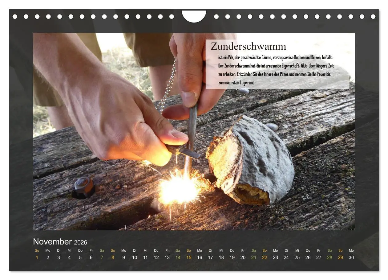 Bild: 9783457935125 | Outdoor-Survival-Kalender (Wandkalender 2026 DIN A4 quer), CALVENDO...