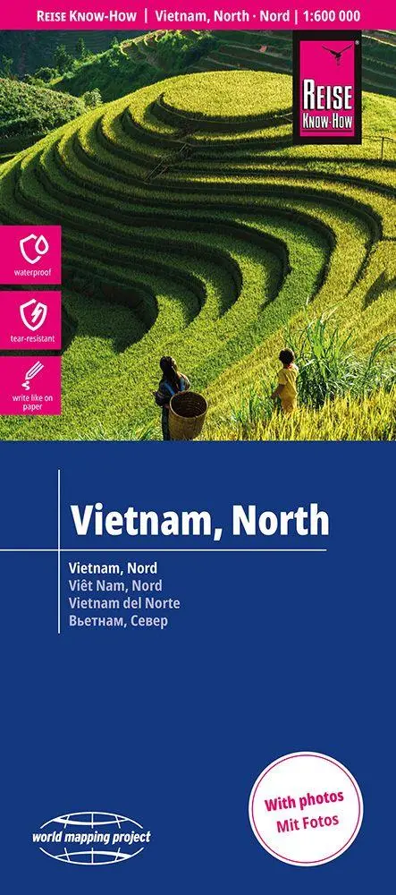 Cover: 9783831775125 | Reise Know-How Landkarte Vietnam, Nord Vietnam, North (1:600.000)