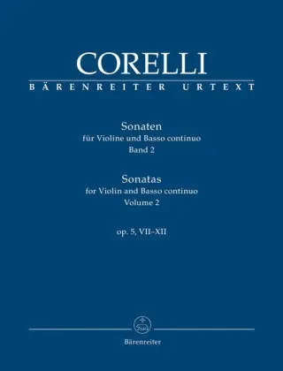 Cover: 9790006535125 | Sonaten für Violine und Basso continuo Opus V. Bd.2 | Sonaten 7-12