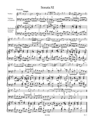 Bild: 9790006535125 | Sonaten für Violine und Basso continuo Opus V. Bd.2 | Sonaten 7-12