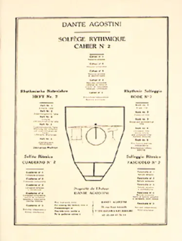 Cover: 9790707005125 | AGOSTINI, D: SOLFEGE RYTHMIQUE VOLUME 2 DRUMS | DANTE AGOSTINI | Buch