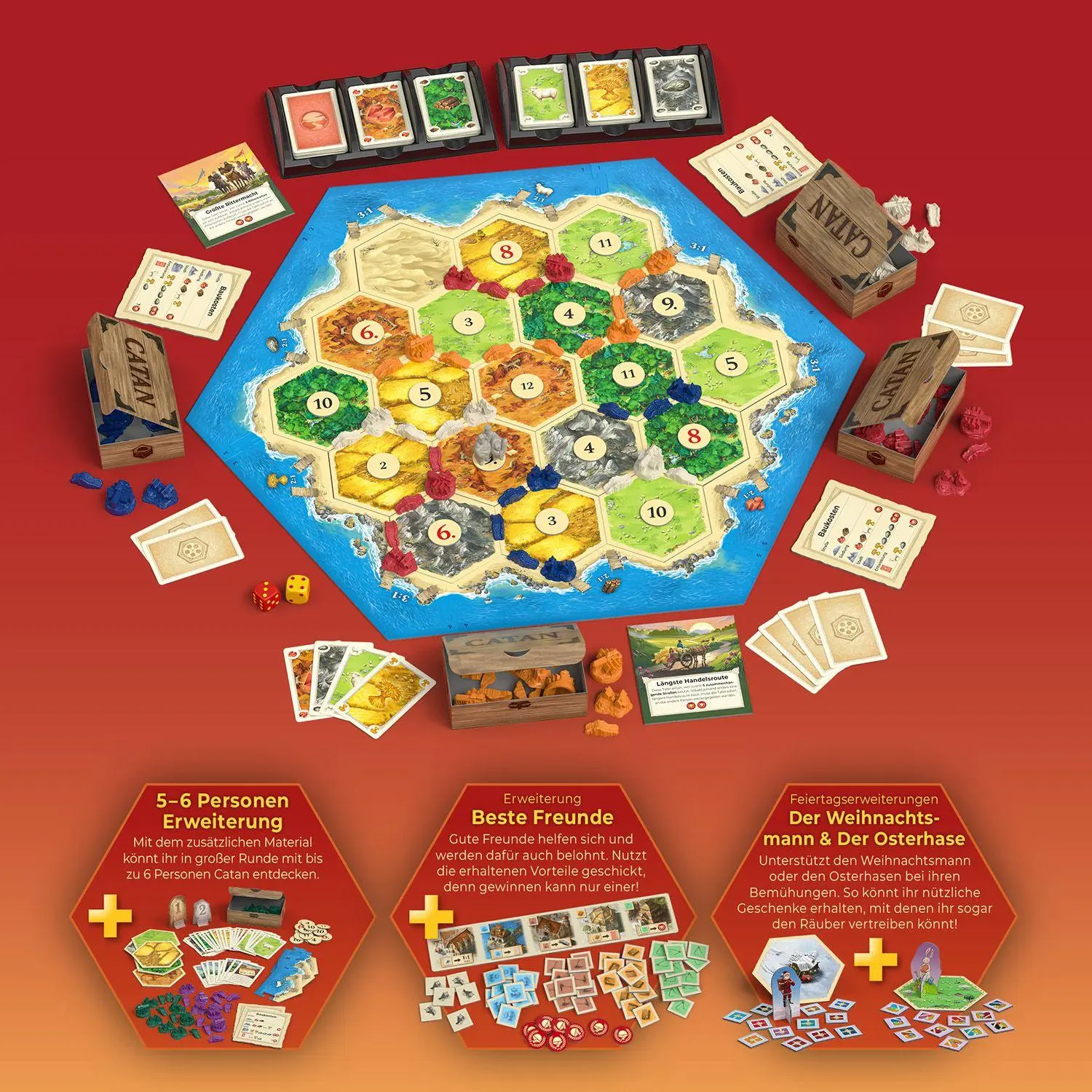 Bild: 4002051685225 | Catan Big Box 2025 | Spiel | Klaus Teuber | Spiel | 685225 | Deutsch