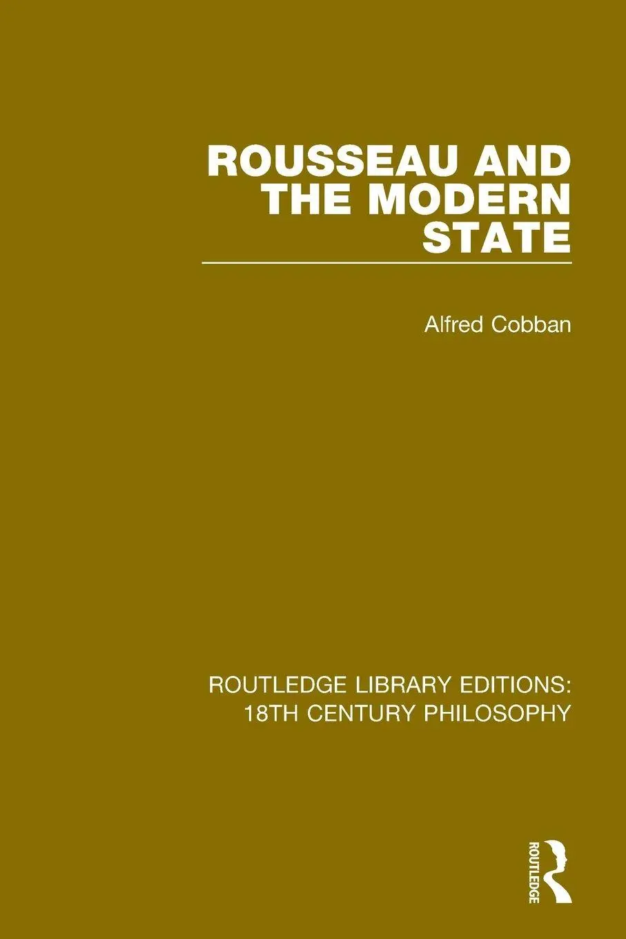 Cover: 9780367135225 | Rousseau and the Modern State | Alfred Cobban | Taschenbuch | Englisch