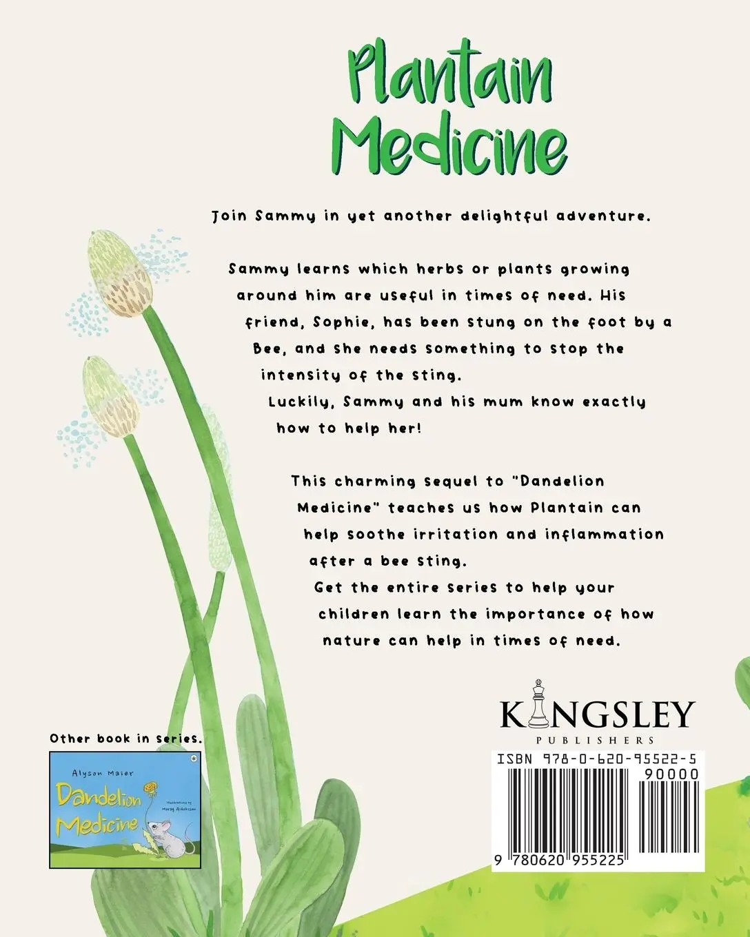 Rückseite: 9780620955225 | Plantain Medicine | Alyson Maier | Taschenbuch | Englisch | 2021
