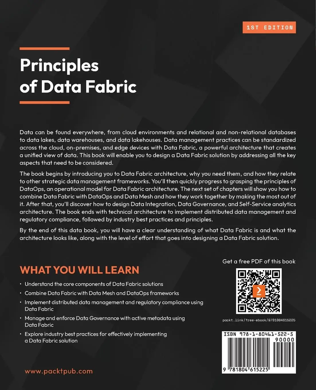 Rückseite: 9781804615225 | Principles of Data Fabric | Sonia Mezzetta | Taschenbuch | Englisch