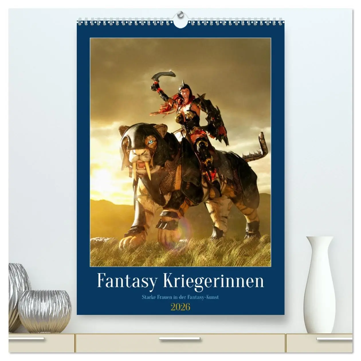 Cover: 9783516325225 | Fantasy Kriegerinnen (hochwertiger Premium Wandkalender 2026 DIN A2...