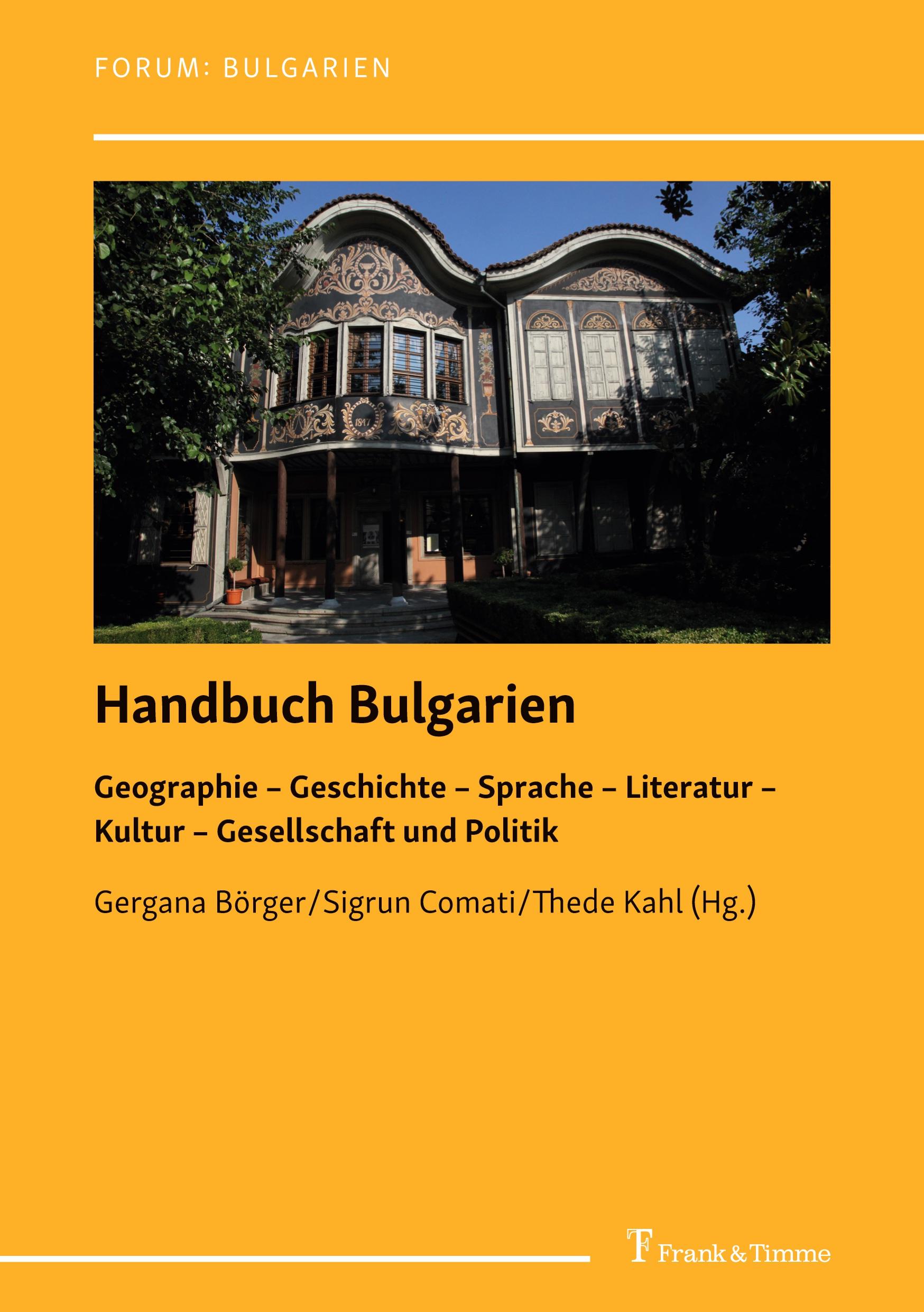 Cover: 9783732905225 | Handbuch Bulgarien | Gergana Börger (u. a.) | Taschenbuch | Paperback