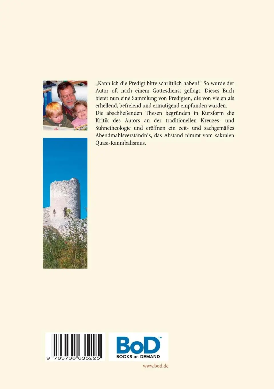 Rückseite: 9783738635225 | Glauben mit Herz und Verstand | Mutmach-Predigten &amp; mehr | Reuß | Buch