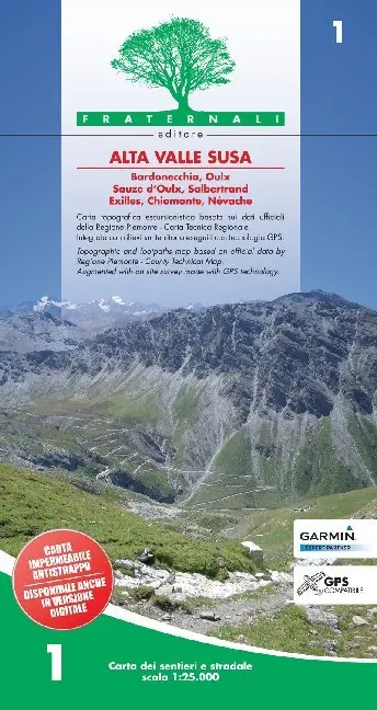 Cover: 9788897465225 | Alta Valle Susa | (Land-)Karte | Deutsch | 2019 | Fraternali Editore