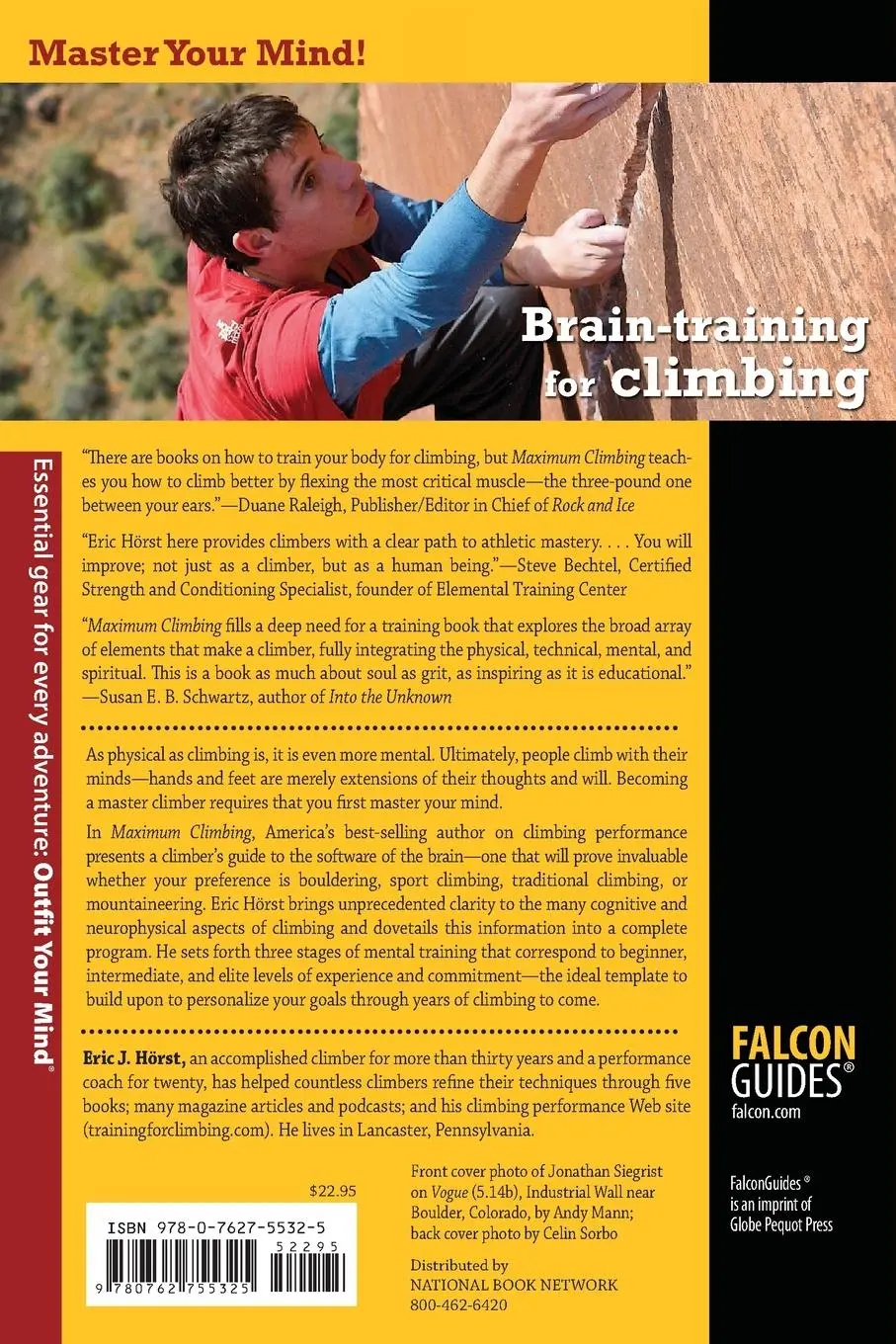Rückseite: 9780762755325 | Maximum Climbing | Eric Horst | Taschenbuch | Englisch | 2010