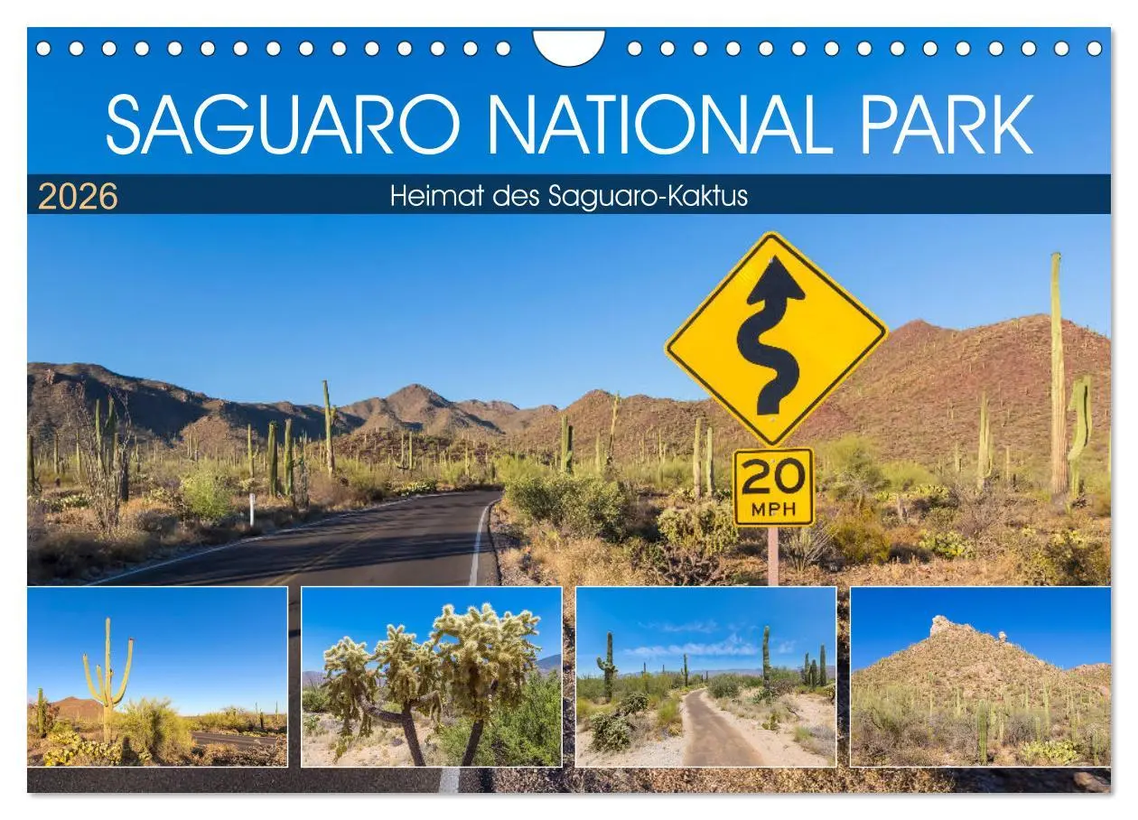 Cover: 9783457775325 | SAGUARO NATIONAL PARK Heimat des Saguaro-Kaktus (Wandkalender 2026...