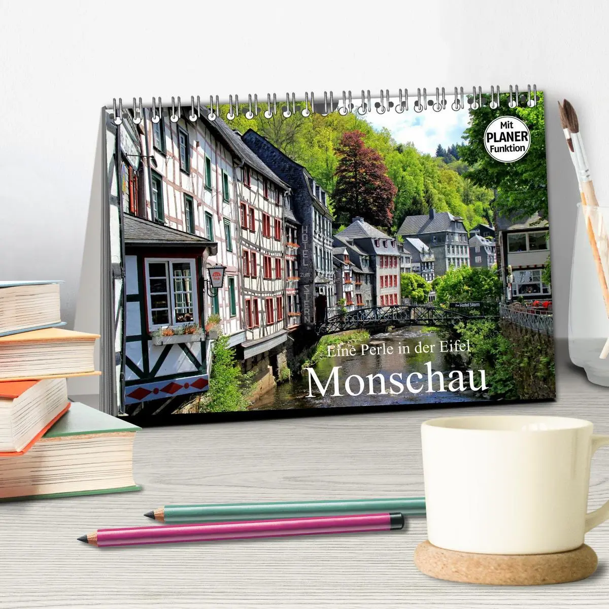Bild: 9783516005325 | Eine Perle in der Eifel - Monschau (Tischkalender 2026 DIN A5...